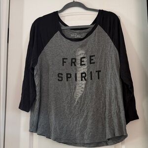 Free Spirit American Eagle Baseball T Shirt